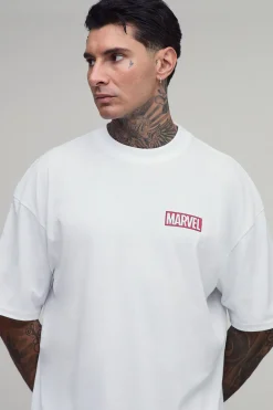 boohooMAN T-shirt Oversize Imprimé Spider-Man Sous Licence Pour Homme Grande Taille<Homme Tout Afficher|Tout Afficher