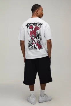 boohooMAN T-shirt Oversize Imprimé Spider-Man Sous Licence<Homme T-Shirts Impriméstendances|T-Shirts