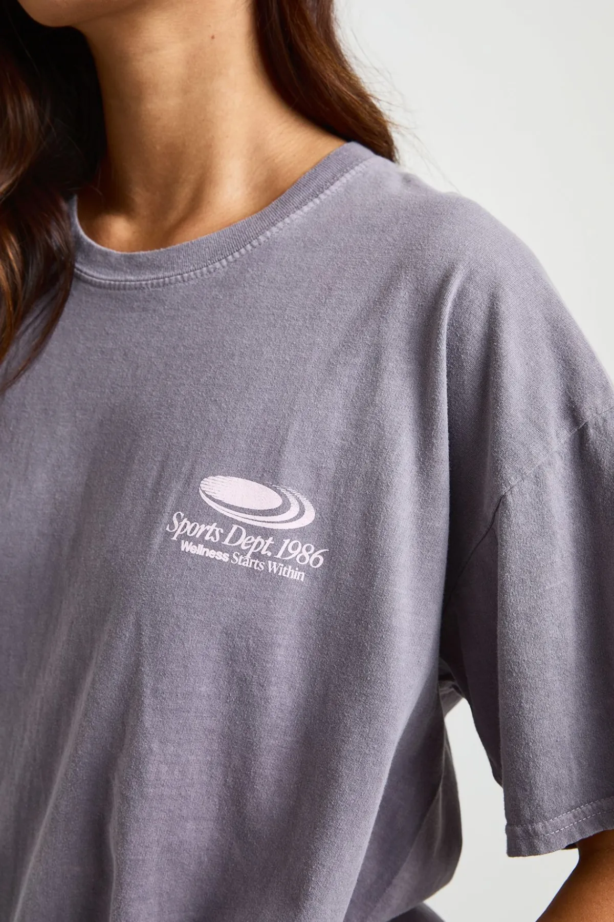 boohoo T-shirt Oversize Imprimé Sports Dept Devant Et Dos<Femme Tops