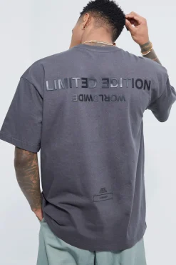 T-shirt oversize à inscription