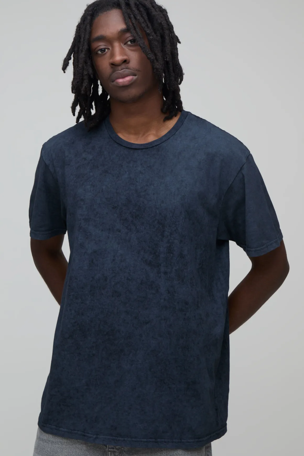 T-shirt Oversize Linkin Park Imprimé Licence Effet Délavé Acide