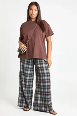 T-shirt oversize à manches courtes Plus
