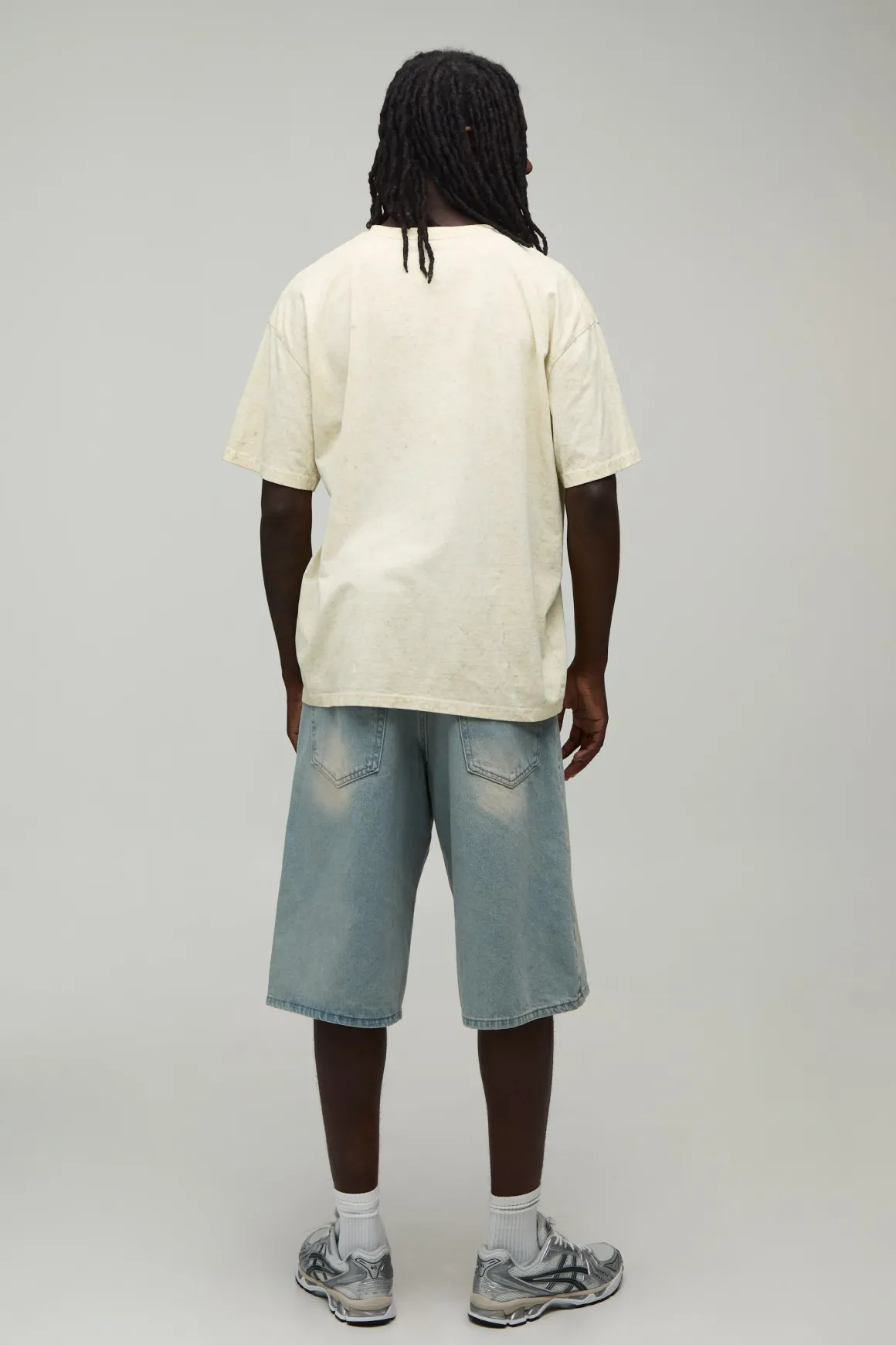 T-shirt Oversize Megadeth Imprimé Licence Délavage Acide
