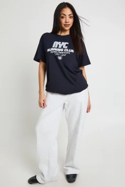 T-shirt Oversize À Motif Graphique Nyc Running Club