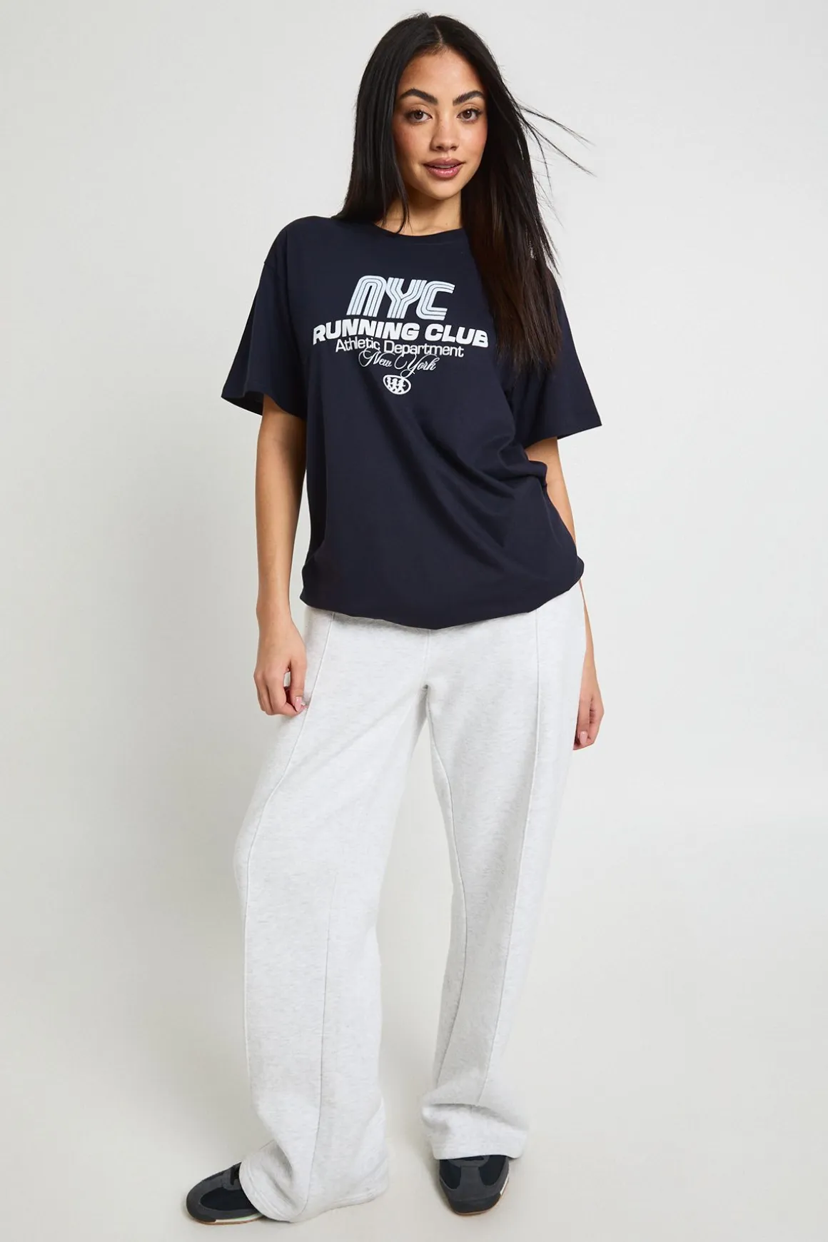 T-shirt Oversize À Motif Graphique Nyc Running Club