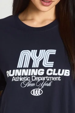 T-shirt Oversize À Motif Graphique Nyc Running Club
