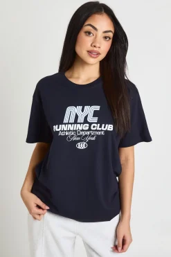 T-shirt Oversize À Motif Graphique Nyc Running Club