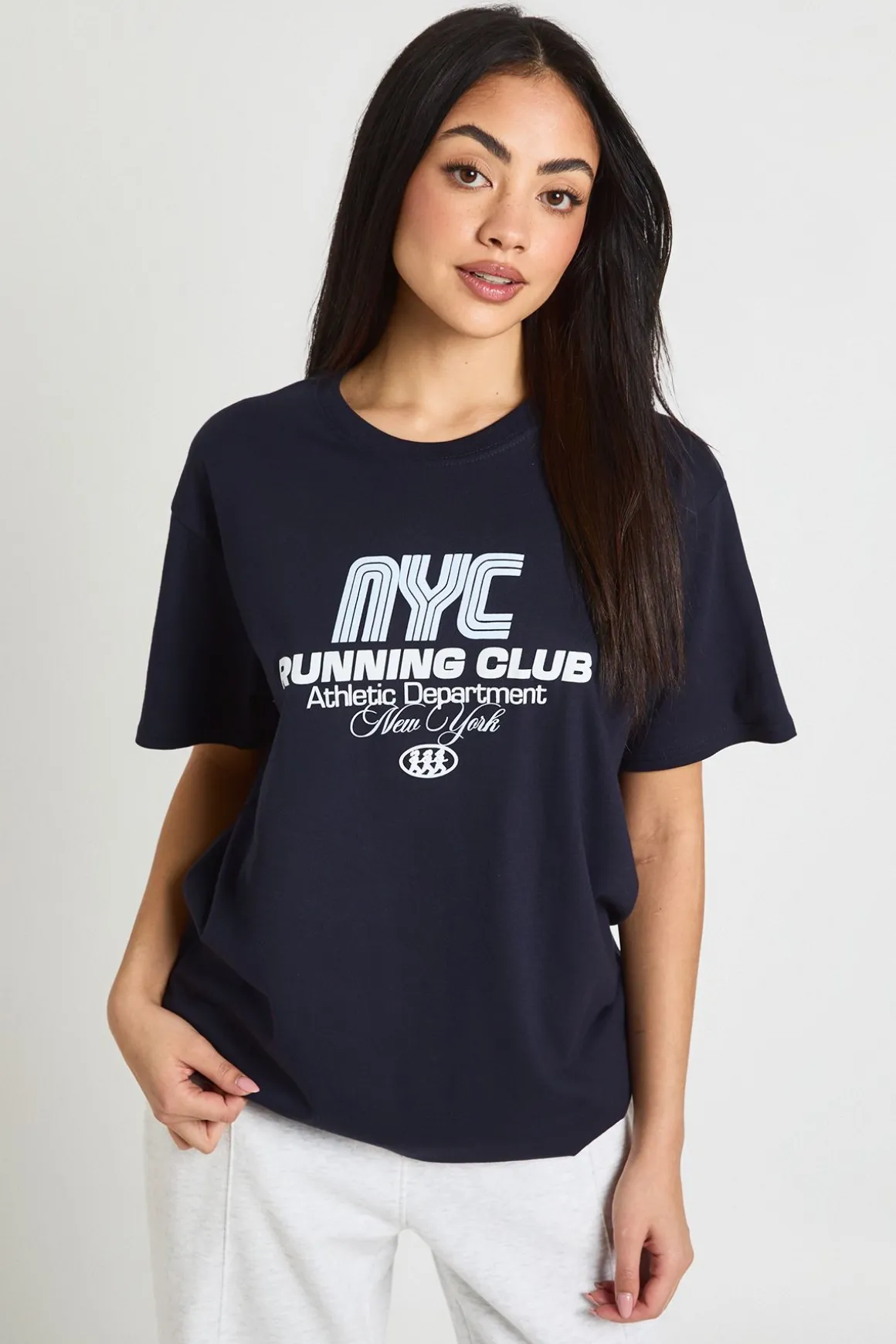 T-shirt Oversize À Motif Graphique Nyc Running Club
