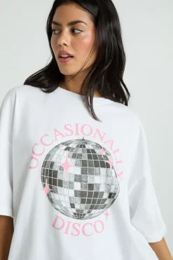boohoo T-shirt Oversize Occasionally Disco<Femme Tops