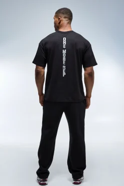 boohooMAN T-shirt Oversize One More Rep<Femme Tout Afficher Activewear|Athleisure