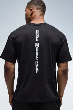 boohooMAN T-shirt Oversize One More Rep<Femme Tout Afficher Activewear|Athleisure