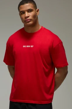 boohooMAN T-shirt Oversize One More Rep<Femme Nouveautés Grande Taille|Tout Afficher