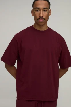 boohooMAN T-shirt Oversize Épais 280 G/m²<Homme Ensembles|T-Shirts