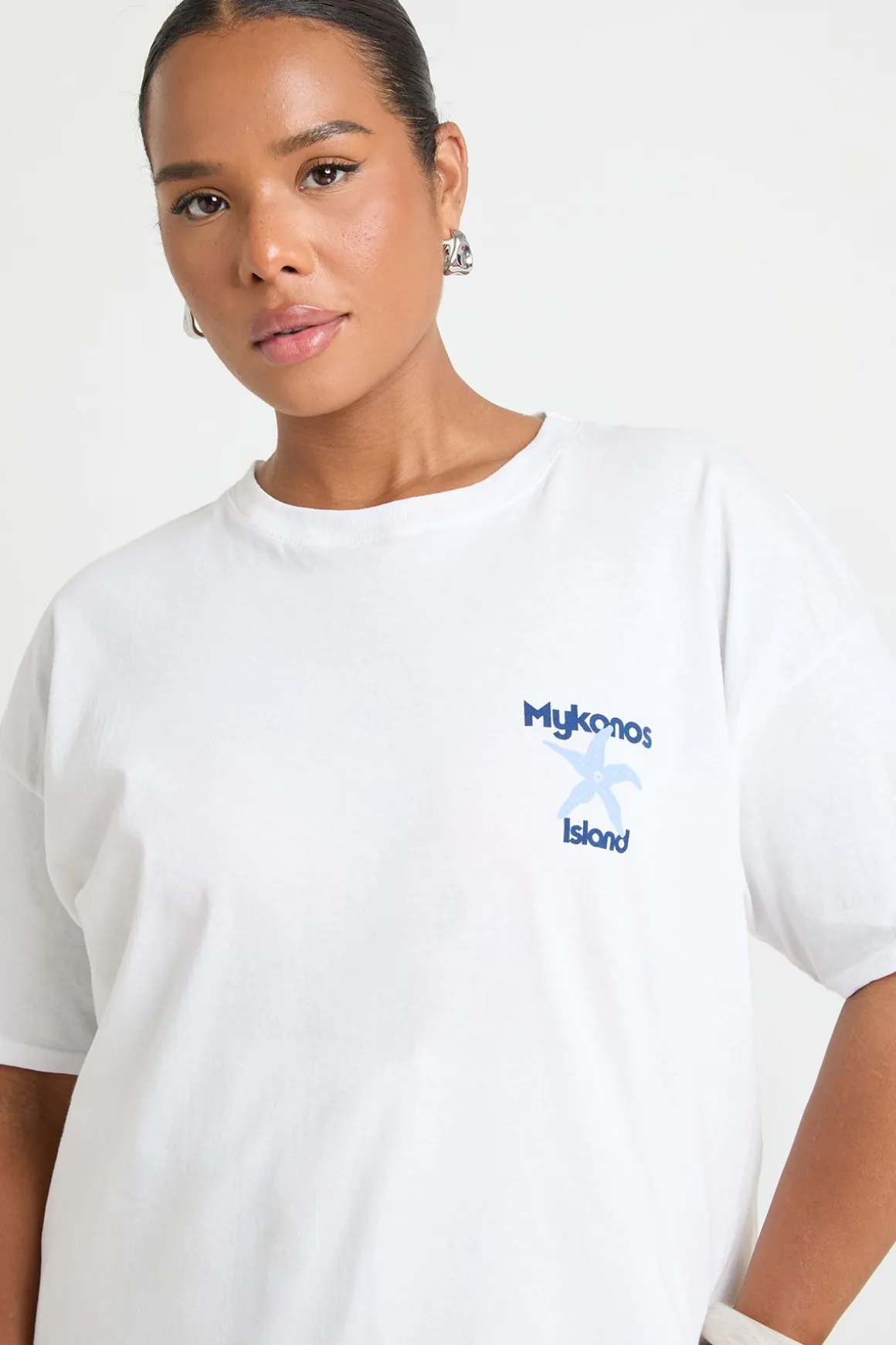 T-shirt Oversize Paradise Beach Grande Taille