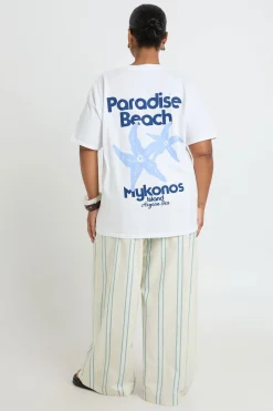 T-shirt Oversize Paradise Beach Grande Taille