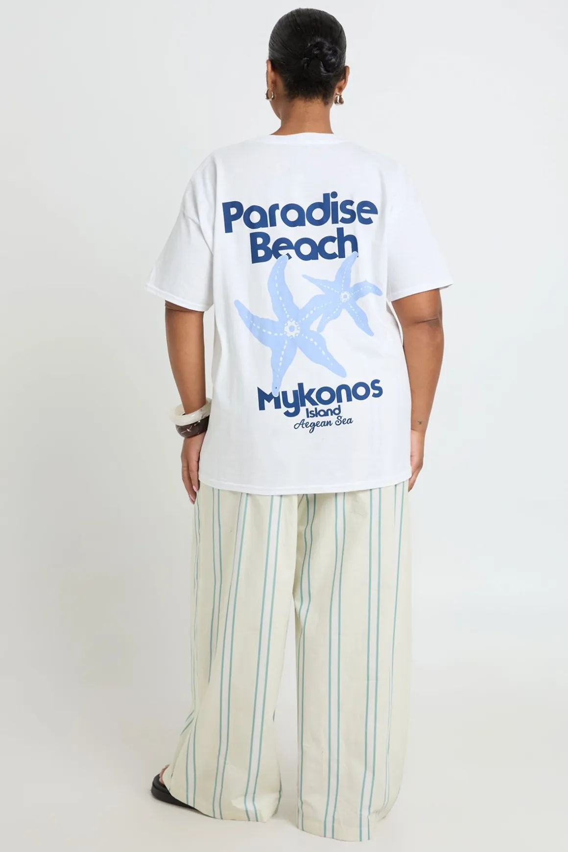 T-shirt Oversize Paradise Beach Grande Taille