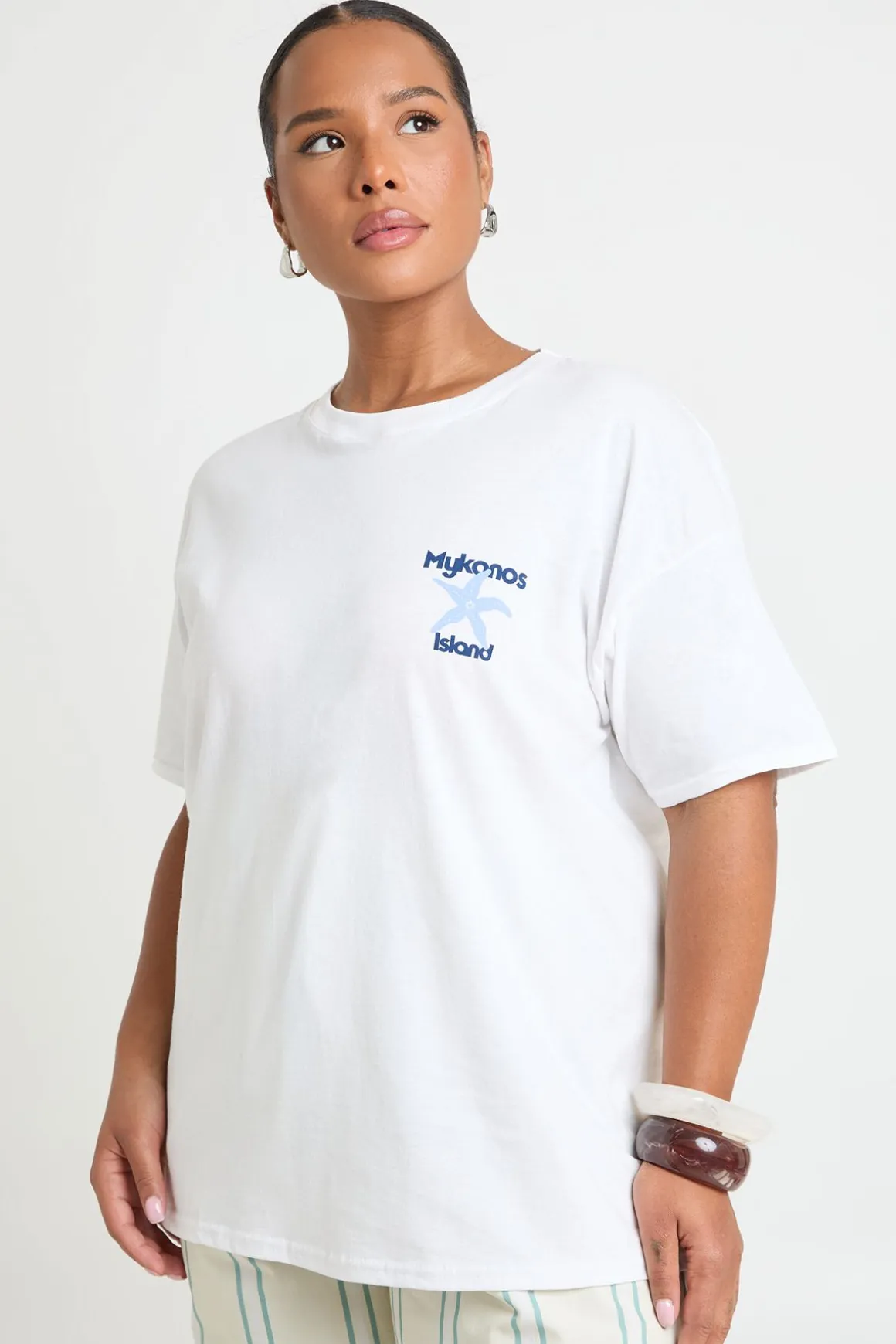 T-shirt Oversize Paradise Beach Grande Taille