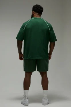 T-shirt Oversize À Passepoil Training Dept