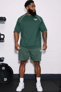 T-shirt Oversize À Passepoil Training Dept