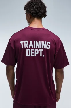 boohooMAN T-shirt Oversize Performance Training Dept<Femme T-Shirts|Athleisure