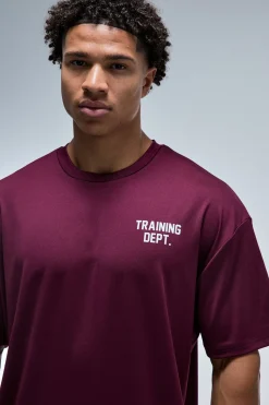 boohooMAN T-shirt Oversize Performance Training Dept<Femme T-Shirts|Athleisure