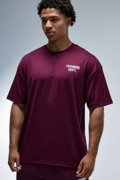 boohooMAN T-shirt Oversize Performance Training Dept<Femme T-Shirts|Athleisure