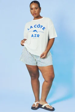 T-shirt Oversize Plus La Côte D'azur