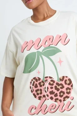 boohoo T-shirt Oversize Plus Mon Chéri<Femme Tops