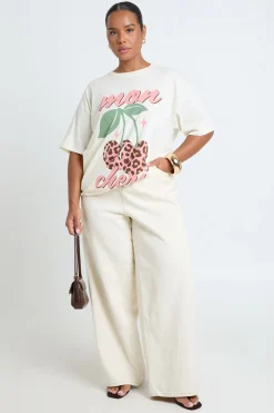 boohoo T-shirt Oversize Plus Mon Chéri<Femme Tops