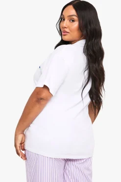 boohoo T-shirt oversize Plus Positano Amalfi Coast à imprimé citron<Femme Tops