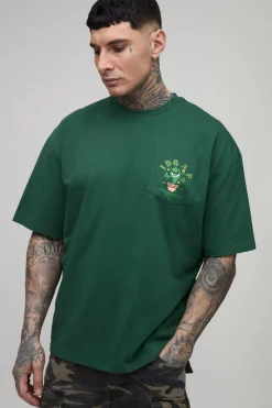 T-shirt Oversize À Poche Édition Collector Imprimé Marguerites Tall