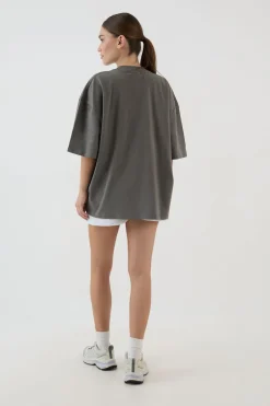 DSGN Studio T-shirt Oversize Poids Lourd Sports Club<Femme Dsgn Studio|Tops