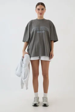 DSGN Studio T-shirt Oversize Poids Lourd Sports Club<Femme Dsgn Studio|Tops