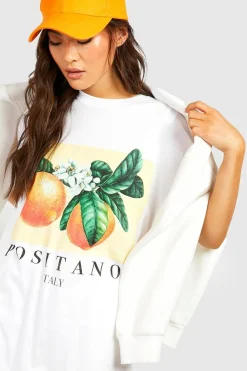 T-shirt oversize Positano Fruit