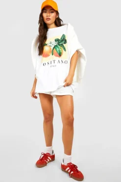 T-shirt oversize Positano Fruit