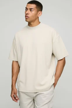 boohooMAN T-shirt oversize premium super lourd<Homme T-Shirts