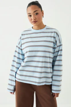 T-shirt Oversize À Rayures Dsgn Studio