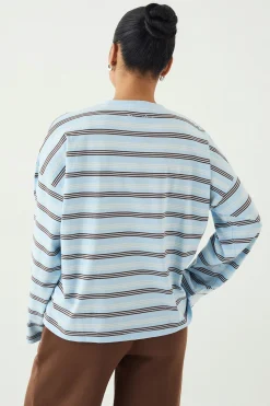 T-shirt Oversize À Rayures Dsgn Studio