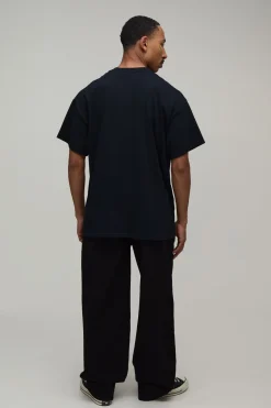 T-shirt Oversize Rouge Brodé Dragon