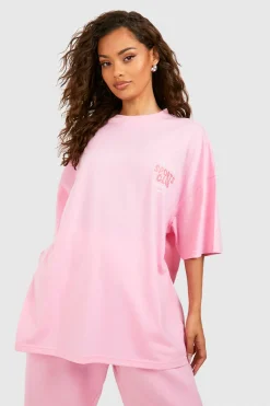 DSGN Studio T-shirt Oversize À Slogan Bulle Sports<Femme Dsgn Studio|Tops