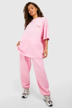 DSGN Studio T-shirt Oversize À Slogan Bulle Sports<Femme Dsgn Studio|Tops