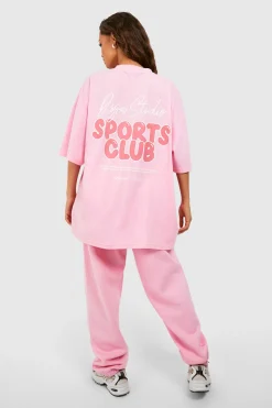 DSGN Studio T-shirt Oversize À Slogan Bulle Sports<Femme Dsgn Studio|Tops
