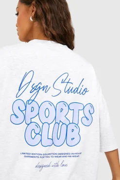 T-shirt Oversize À Slogan Bulle Sports Dsgn Studio