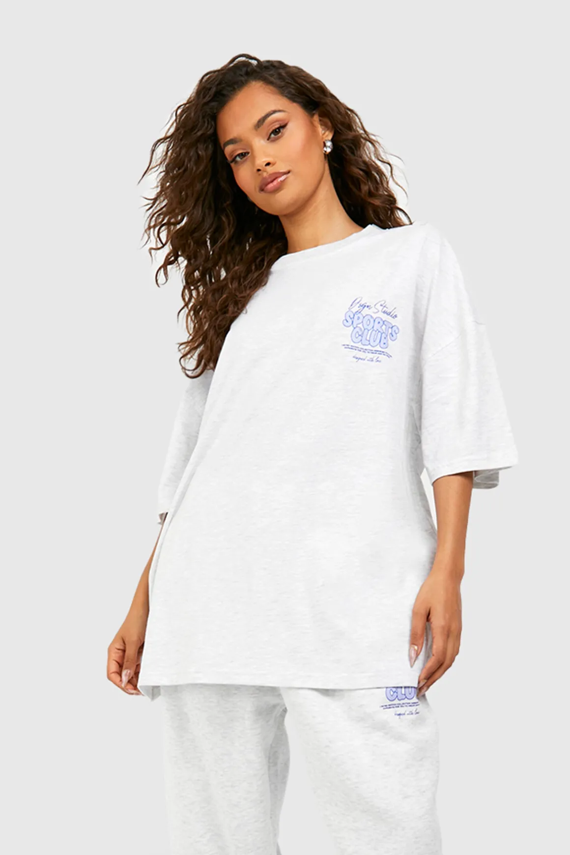 T-shirt Oversize À Slogan Bulle Sports Dsgn Studio