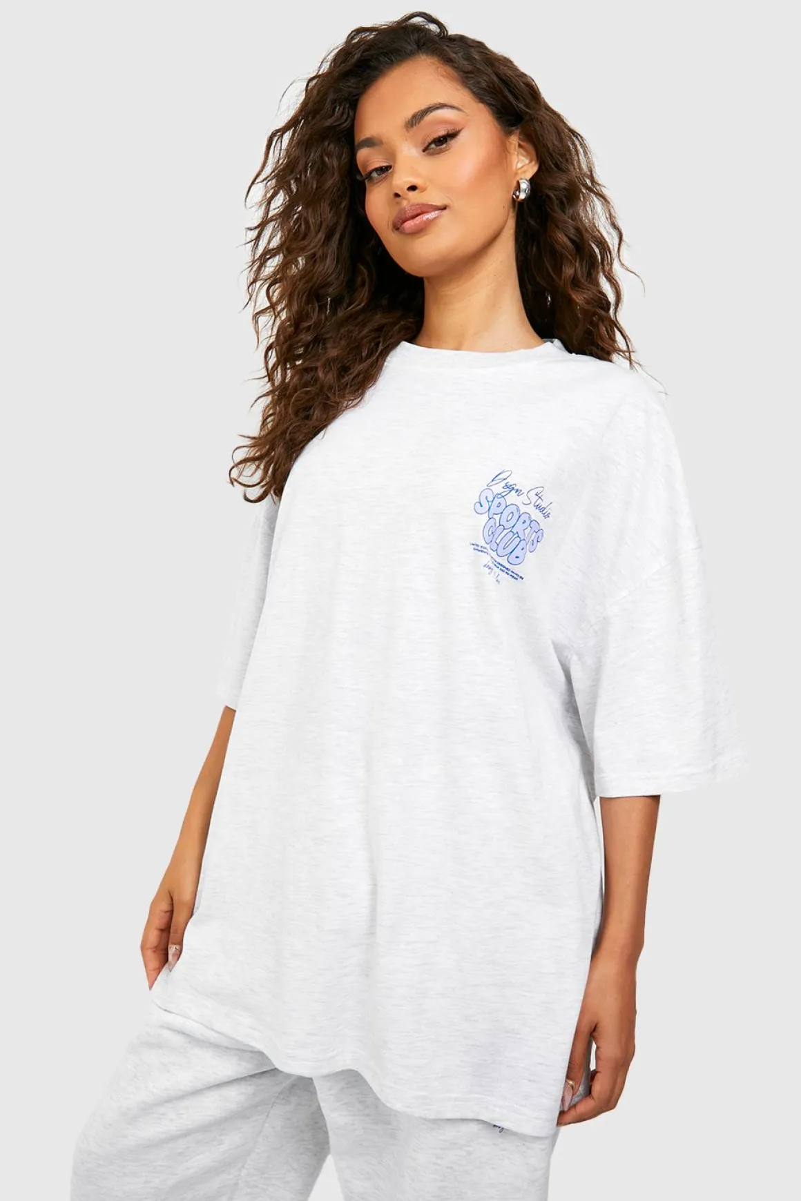 T-shirt Oversize À Slogan Bulle Sports Dsgn Studio