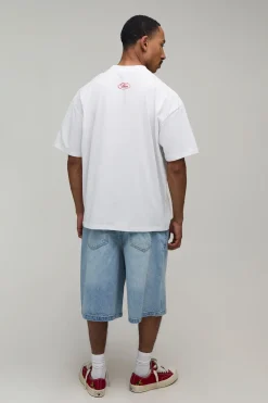 T-shirt Oversize À Slogan Imprimé