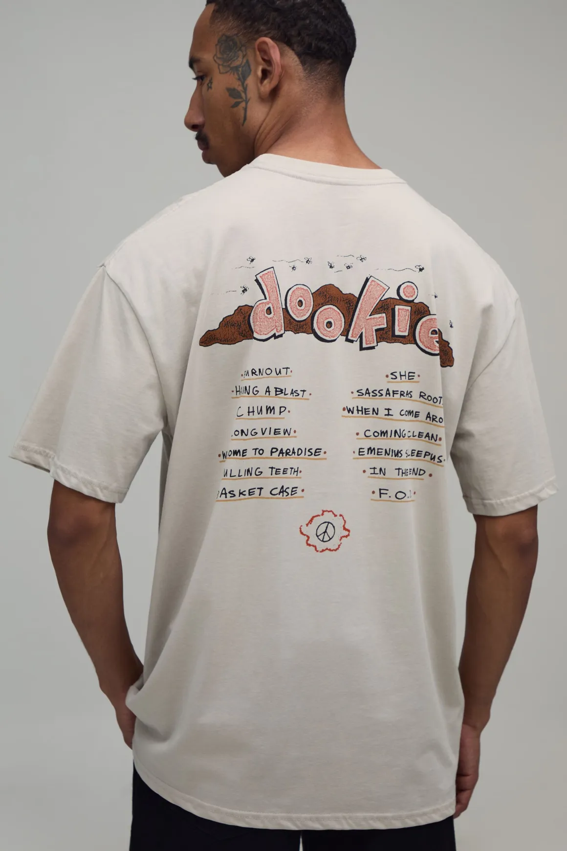 T-shirt Oversize Sous Licence Green Day Dookie