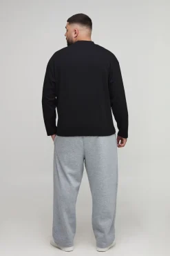 T-shirt oversize super lourd premium à manches longues Plus