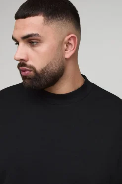 T-shirt oversize super lourd premium à manches longues Plus