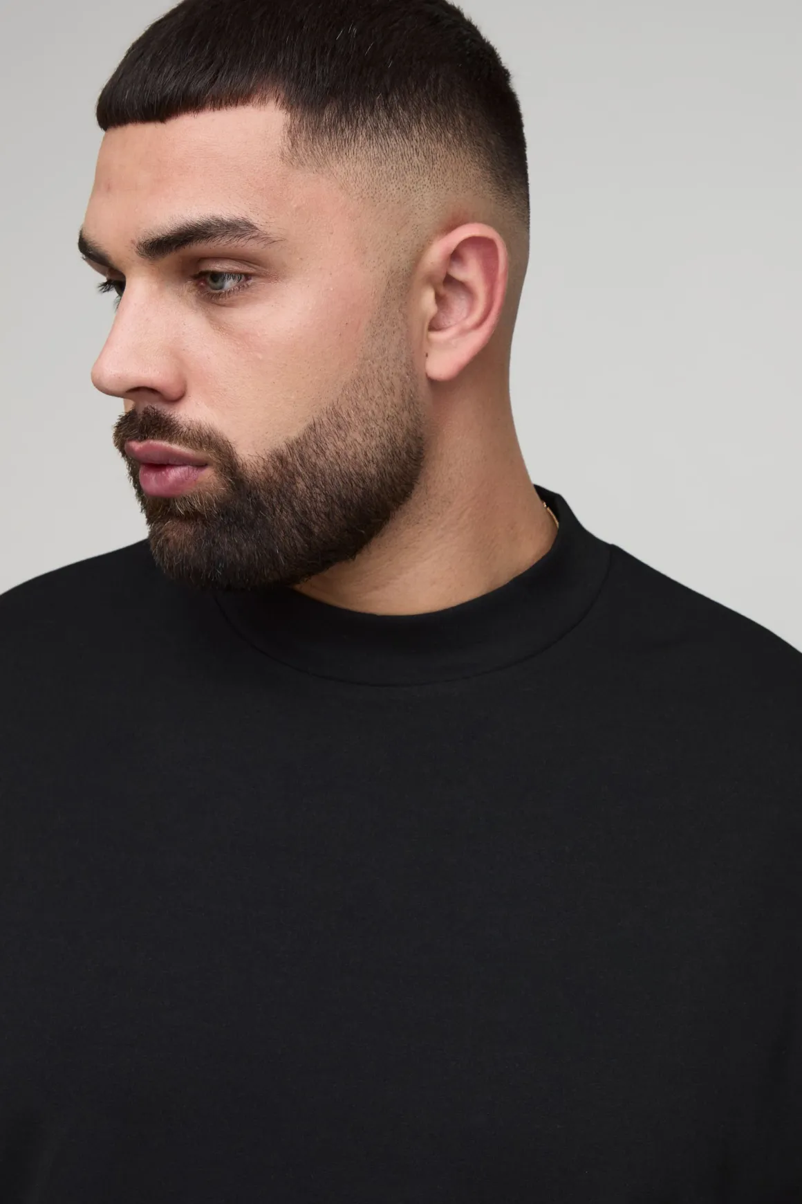 T-shirt oversize super lourd premium à manches longues Plus